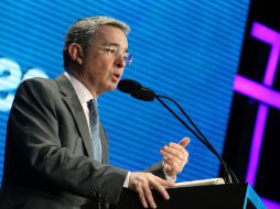 El expresidente colombiano Álvaro Uribe Vélez. NOTIMEX  /