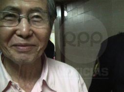 El ex presidente peruano Alberto Fujimori (1990-2000), preso en una sede policial de la zona oriente de Lima. ARCHIVO  /