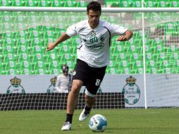 Santiago Hoyos del Santos durante una sesión de entrenamiento. ESPECIAL  /