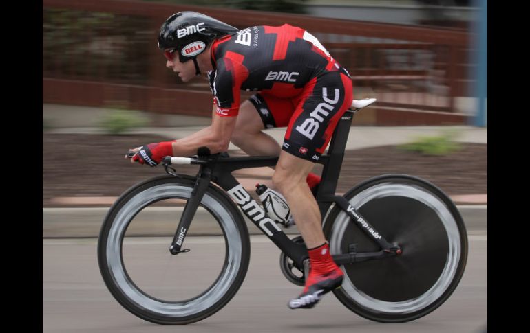 El ciclista autraliano, Cadel Evans,  líder del ranking mundial de la UCI, disputa el Tour de Colorado. AFP  /
