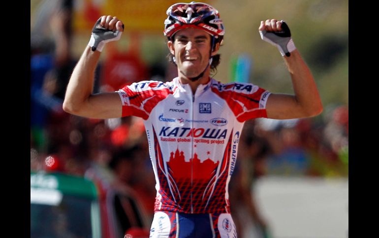 El ciclista español, Daniel Moreno, se encuentra en el segundo sitio de la clasificación general de la vuelta a España. AP  /