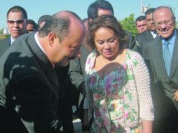 l gobernador César Duarte y Elba Esther Gordillo, inauguran el Centro de Desarrollo Infantil de la sección 42 del SNTE. EL UNIVERSAL  /