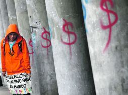 Una de las demandas de los estudiantes es la mejora en el sistema de enseñanza. EFE  /