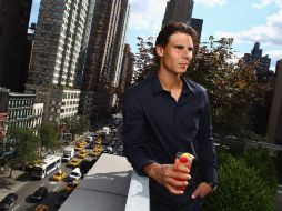 Rafael Nadal atendió un evento ayer en Nueva York, sobre hacer conciencia en el consumo responsable de bebidas alcohólicas. AFP  /