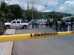 Cerca de la camioneta quedaron esparcidos cinco casquillos de bala. M. PATIÑO  /
