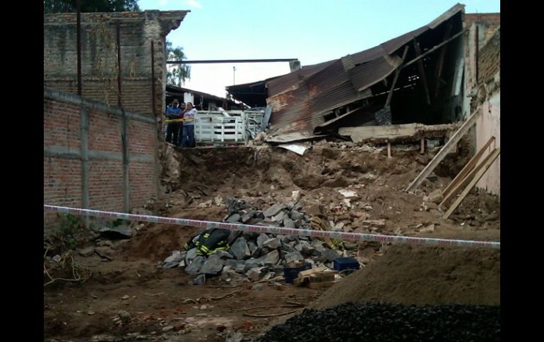 El hombre fallecido trabajaba en la remoción de una pared. O. RUVALCABA  /