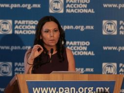 Laura Rojas Hernández, coordinadora nacional de diputados locales del CEN del PAN. ESPECIAL  /