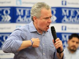 El senador panista Santiago Creel está de gira por el país desde finales de junio. A. CAMACHO  /