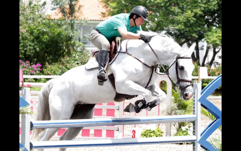 Sergio Nieto en las practicas previas al selectivo en el Guadalajara Country Club. M. FREYRIA  /