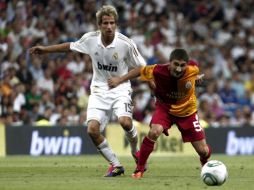 Real Madrid  contra Galatasaray en el Torneo Santiago Bernabéu. NOTIMEX  /