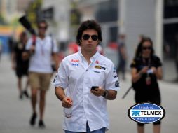 En el último encuentro en Hungría, Sergio Pérez alcanzó el puesto 15. AFP  /