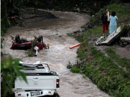 Por el desborde del río San Juan, se reportan cuatro personas fallecidas y cinco personas desaparecidas. REUTERS  /