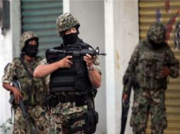 Felipe Calderón señaló que los soldados y marinos que han muerto en combate no son victimarios sino víctimas. NOTIMEX  /