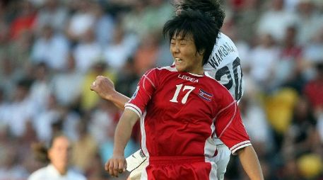 La jugadora de Corea del Norte, Un Hyang Ri, debe cumplir aún dieciocho meses de suspensión. MEXSPORT  /