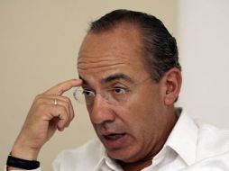 Se descartó que el Presidente Felipe Calderón emita un mensaje en cadena nacional de televisión el 1 de septiembre. ARCHIVO  /