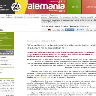 Convocan al Premio Nacional de Periodismo Cultural Fernando Benítez