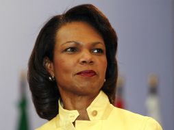 La ex secretaria de Estado estadounidense Condoleezza Rice. ARCHIVO  /