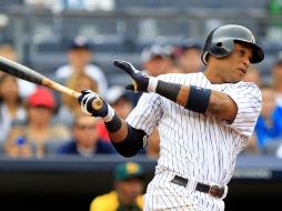 Robinson Canó fue el primer “Bombardero del Bronx” en pegar el grand slam, y lo hizo en la quinta entrada. AFP  /