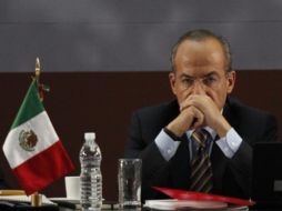 En el transcurso de la mañana, Calderón estará en Monterrey para enterárse de lo sucedido. ARCHIVO  /