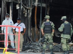 Autoridades federales se hacen cargo de las investigaciones tras la tragedia en el casino. EFE  /