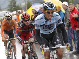 Alberto Contador durante la décimosexta etapa del Tour de Francia. AP  /