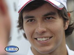 'Checo' Pérez durante la última ronda de clasificación en Spa, Bélgica. AFP  /