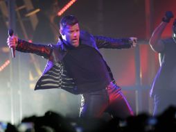 Martin literalmente se liberó durante su explosiva presentación. AP  /