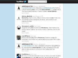 Usuarios de Twitter demustran el luto que se vive en México. ESPECIAL  /