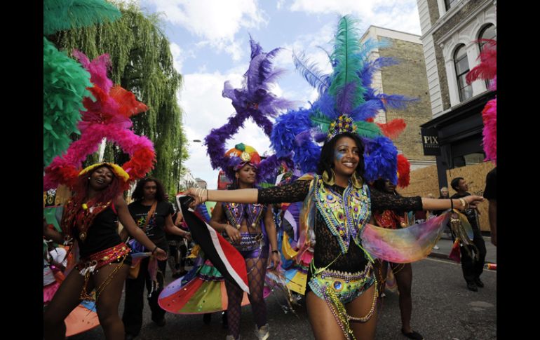 El carnaval es una de las celebraciones más esperadas del verano en la capital británica. AFP  /