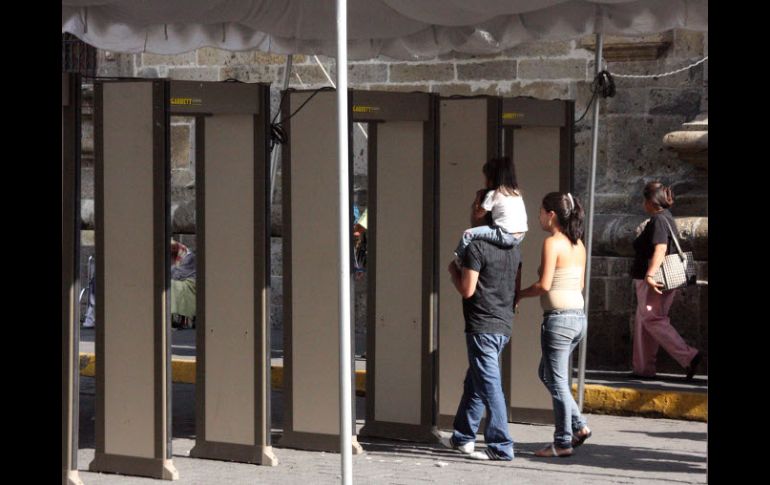 Los arcos están instalados desde las 12:00 horas. A. NIÑO  /