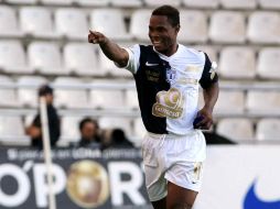 El atacante ecuatoriano Félix Borja, le dio tres puntos importantes a su equipo. MEXSPORT  /