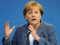 Angela Merkel se opone a la emisión conjunta de eurobonos. REUTERS  /
