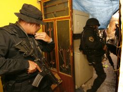 La operación fue lograda debido a la participación de elementos de la Policía del Estado. O. RUVALCABA.  /