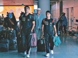 Los jugadores de Toluca Édgar Dueñas y Antonio Naelson aseguran que están tranquilos. MEXSPORT  /