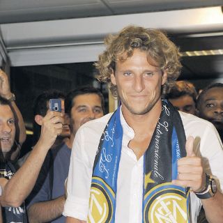 Diego Forlán, nuevo jugador del Inter de Milán