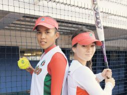 María Luisa Hernández (izq.) y Gaby Álvarez son las dos integrantes de la selección nacional nacidas en Jalisco. A. CAMACHO  /