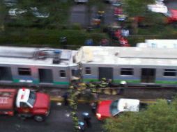 Fotografía aérea del accidente publicada en Twitter (@Formato21GRC) por un estación de radio capitalina. ESPECIAL  /