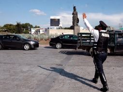 En total son veinte la rutas de camiones las que tendrán que cambiar su recorrido hacia el circuito externo de La Minerva. A. HINOJOSA  /
