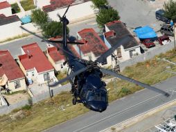 Elementos federales refuerzan la vigilancia en Monterrey tras el atentado. AP  /