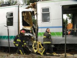 El día de ayer dos unidades del Tren Ligero de la estación Huichapan chocaron, provocando varios heridos. EFE  /