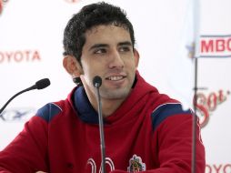 El jugador del 'Rebaño Sagrado' asegura que el juego en fecha FIFA les da cierta ventaja, puesto que no perderán el ritmo. ARCHIVO  /