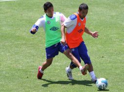 La 'Máquina Celeste' entrenó en las instalaciones de La Noria. ARCHIVO  /