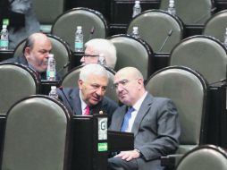 Emilo Chuayffet (centro) vinculado al grupo Atlacomulco, regresa a la Cámara de Diputados. EL UNIVERSAL  /