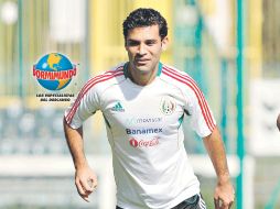 Rafael Márquez se integró a los trabajos con el Tri, tras retrasar su llegada por el huracán ''Irene''. MEXSPORT  /