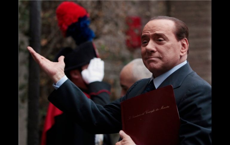 Comentarios ofensivos de Berlusconi son interceptados por la policía, en ellos afirma que el país lo tiene asqueado. ARCHIVO  /