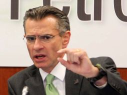 Juan José Suárez Coppel, director general de PEMEX declaró que se usa dinero de caja. ARCHIVO  /