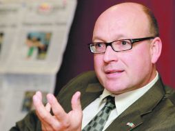 Paul Kullman, representante estadounidense de negocios en la ciudad, destaca la ubicación geográfica de Jalisco. E.BARRERA  /