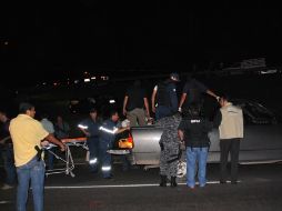 Al lugar acudieron elementos de la fiscalía estatal, de la Policía del Estado y de la Policía de Tlaquepaque. O. RUVALCABA  /