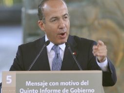 Por un lapso de 90 minutos, el mandatario se refirió a múltiples temas de la actualidad nacional. EFE  /