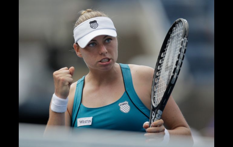 La tenista rusa Vera Zvonareva, durante la tercera ronda del Abierto de Estados Unidos. AP  /